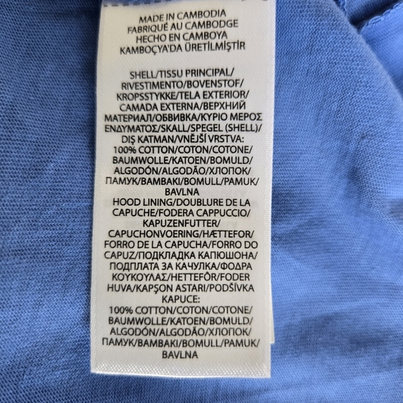 NEW,Ralph Lauren Classic Blue Hoodie.Size M, 100% Cotton - Picture 7 of 9